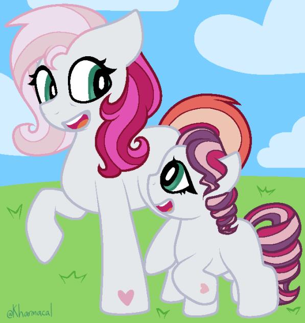 2 prototype ponies