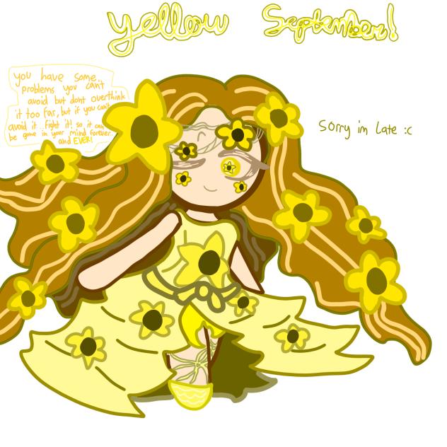 YELLOW SEPTEMBER! ( sunflower cookie )