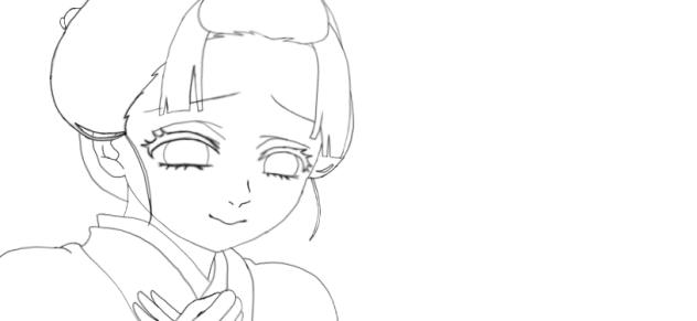 本当に嬉しかった______ 線画
