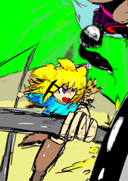 邪 弐槍vs邪部 凛 Ibispaint