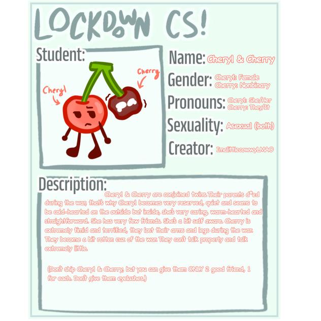 MEET CHERYL N CHERRY! (Lockdown CS)