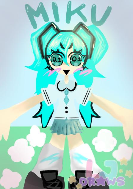 Miku inverted to not inverted