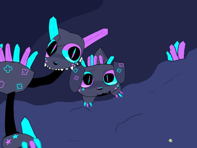 Crystal pebble fanart