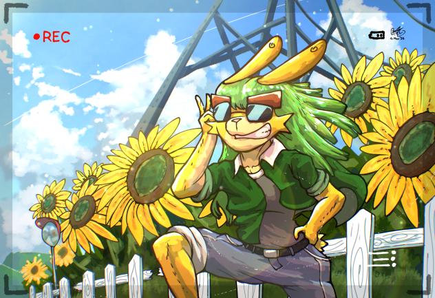 Sunflower & a bastard