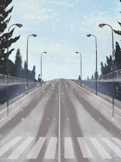 冬の道路