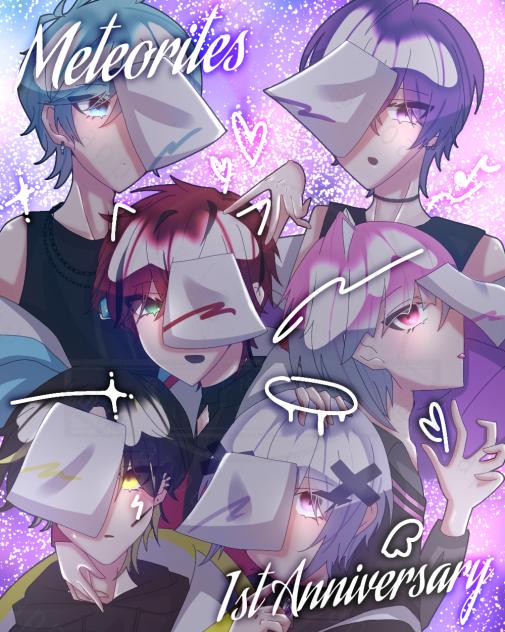 Meteorites 1st Anniversary ˖꙳˖°⌖꙳✧˖° 💫 - ibisPaint