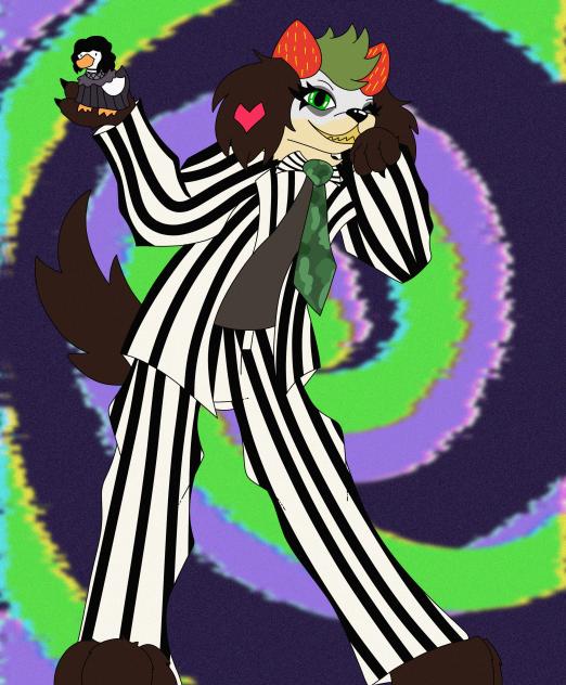 Friends oc as beetle juice