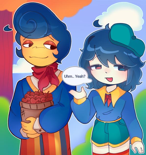 OC x Canon of mine ^q^