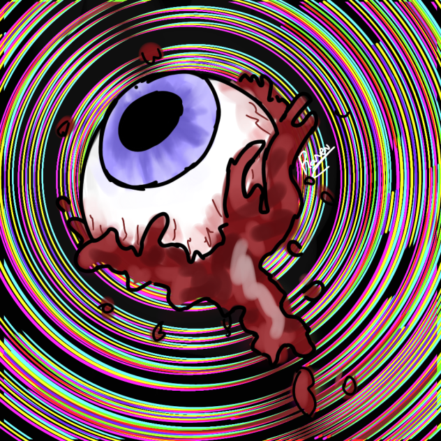 Eyes on the verge of death