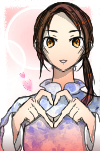 耀さんの和睦ポーズ♡