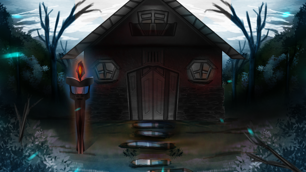 Mysterious House in the forest