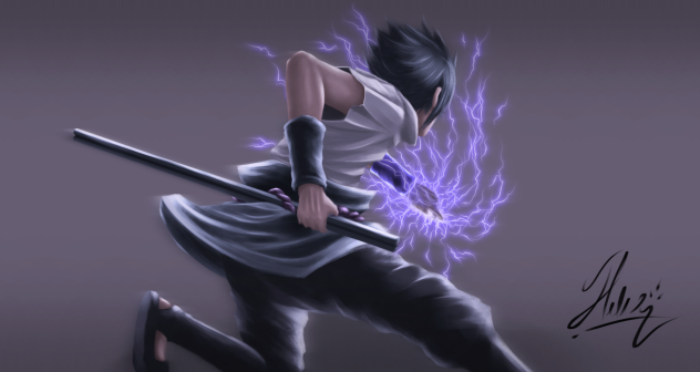 Uchiha Sasuke . Rikudou Chakra - ibisPaint