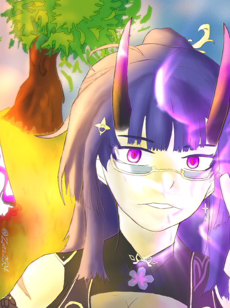 Twilight of a Raiden - ibisPaint