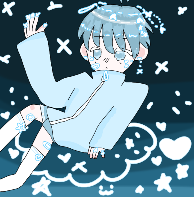 ふわふわ浮いた、