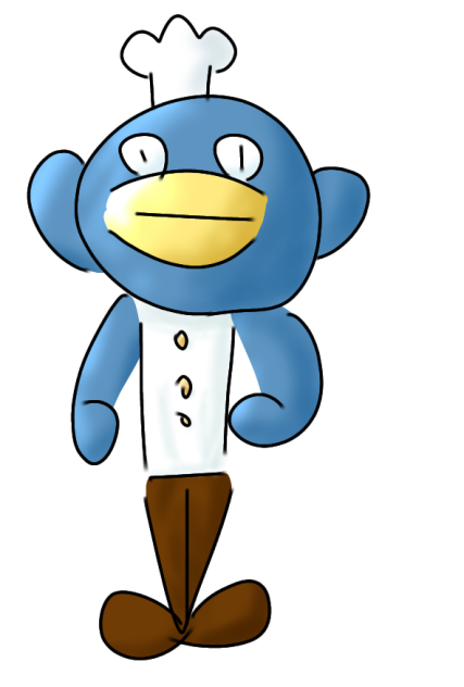 かわいいコックさん塗ってやった！