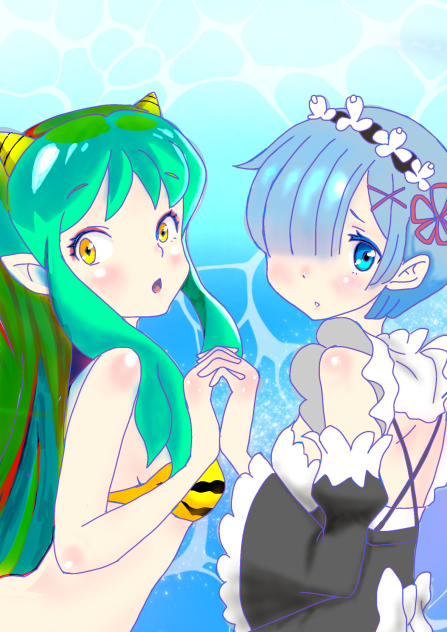 レムとラムだっちゃ