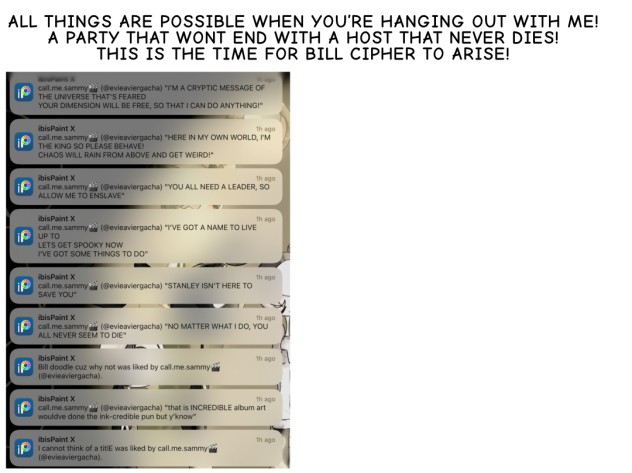 Evie you blew up my nofs lol