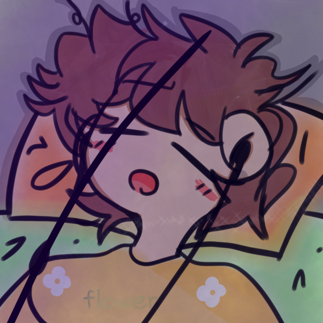 tired boy - ibisPaint