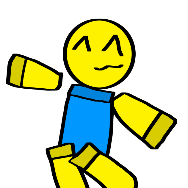 Showing yall my first ever Roblox drawin