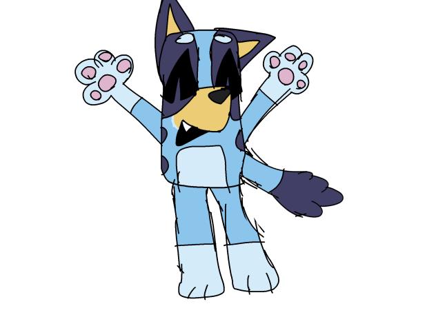 Bluey fanart