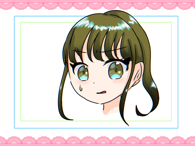 落書きの女の子