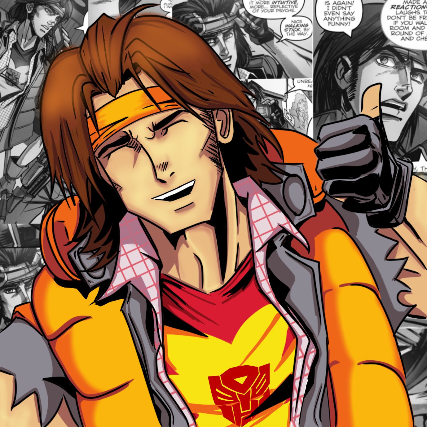 Holomatter Rodimus (transformers mtmte) - ibisPaint