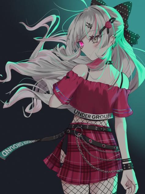 憂いを帯びた石神（チャット欄色背景）