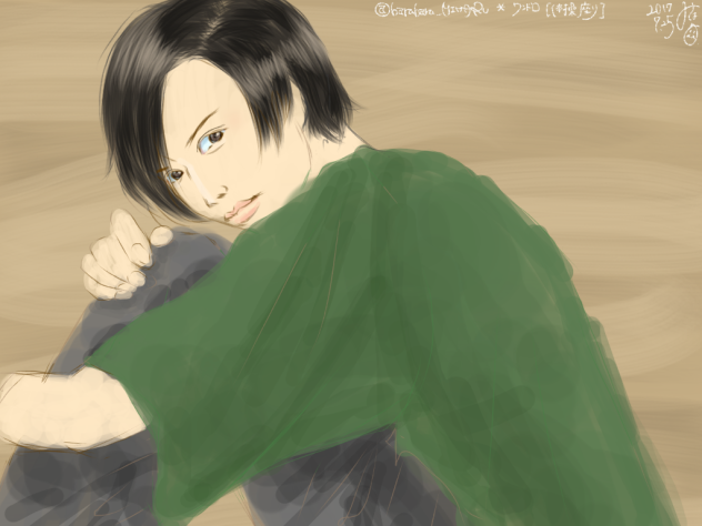 ワンドロ【体操座り】