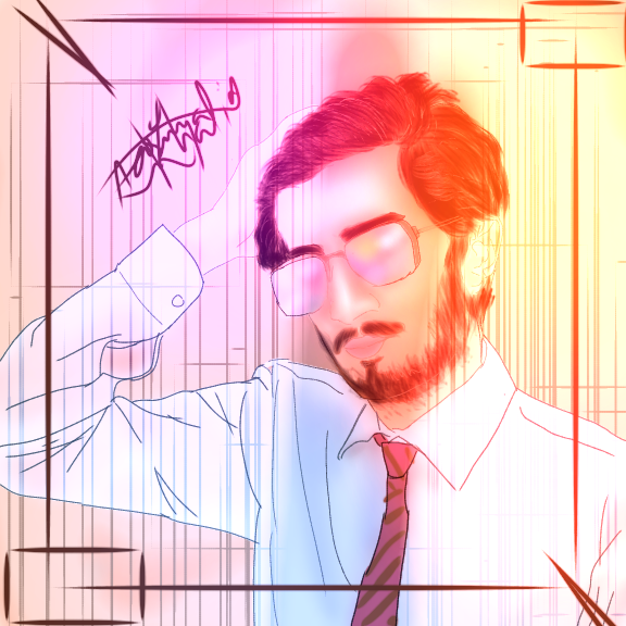 tried to draw Pakistani human