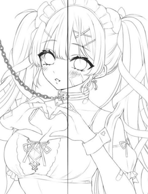 白雪ねこぉぉぉぉフリー線画一緒に色塗りだあ゙あ゙あ゙あ゙あ゙あ゙あ゙