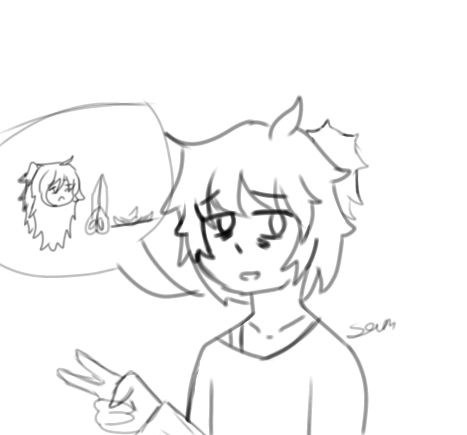 un dibujo de mi hijo. a draw of mi son.