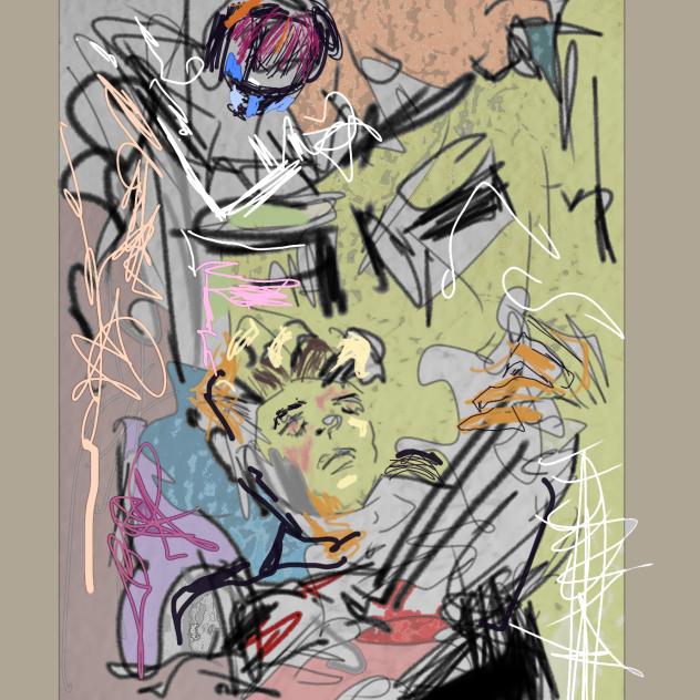 Guitar playing - ibisPaint