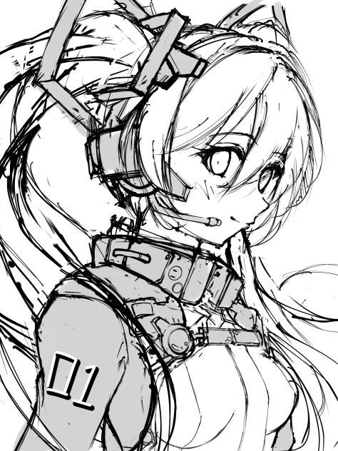 初音ミク制作中