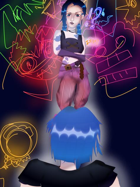 TRYING ARCANE STYLE - ibisPaint