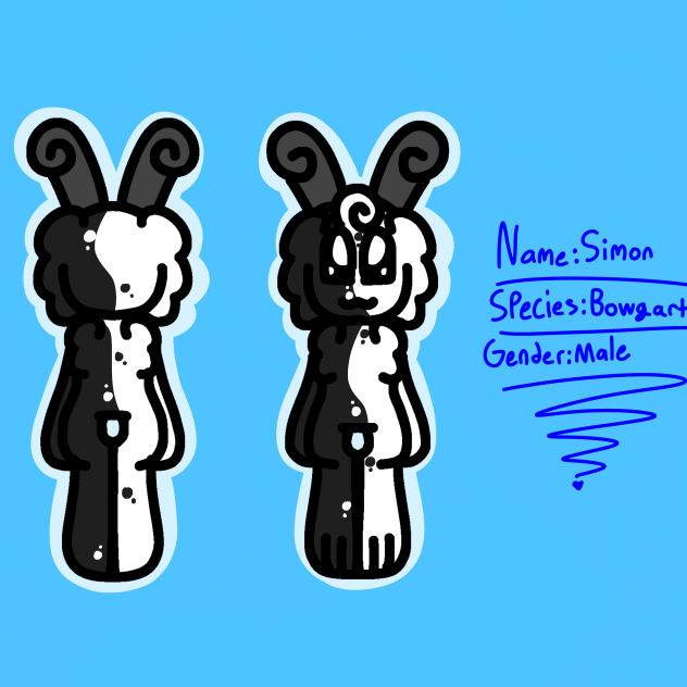 Ref sheet for a friend