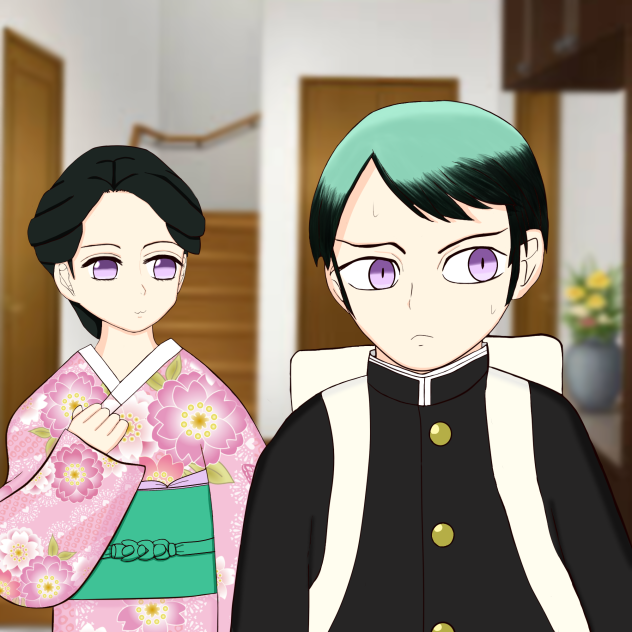 愈史郎と珠世(冗談です！)