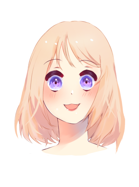 coloring and drawing girl (step by step)