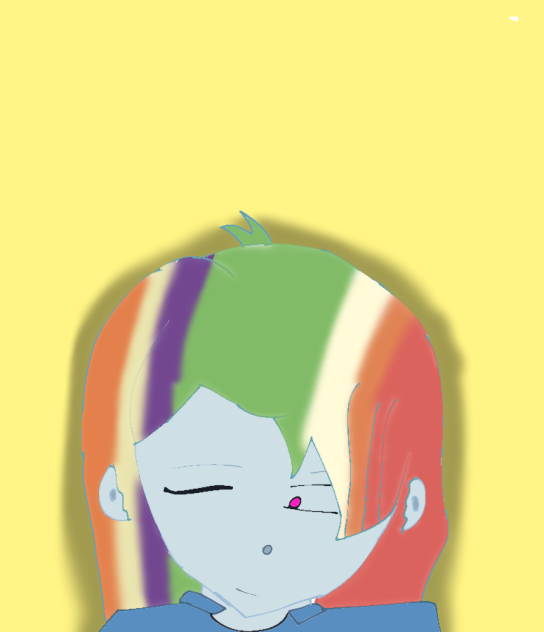 Rainbow Dash on my style art - ibisPaint