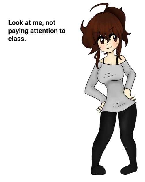 Drew this during school