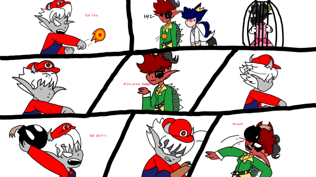 If my chacters were in mario