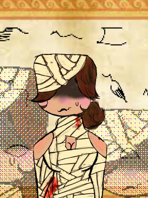 Mummified police!(forsaken ocs costume)