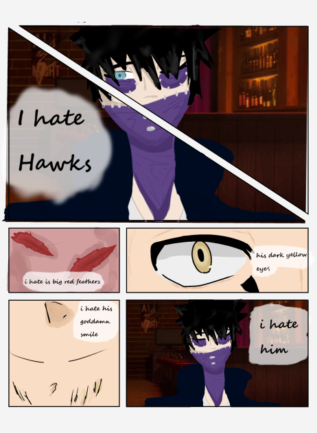 a little comic of dabihawks