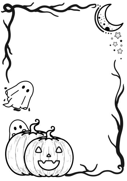 Halloween Motif Frame