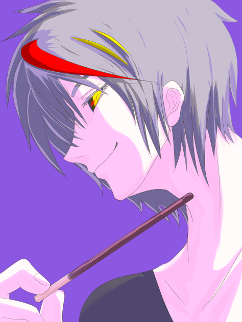 クフ...ポッキー食べます？