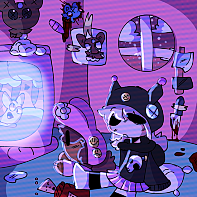 Goofy ahh Kuromi and my melody