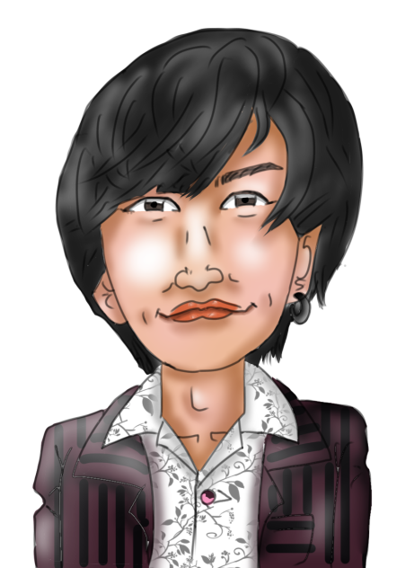 似顔絵　Mrs.GREENAPPLE 若井