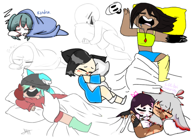 Sleeping collab