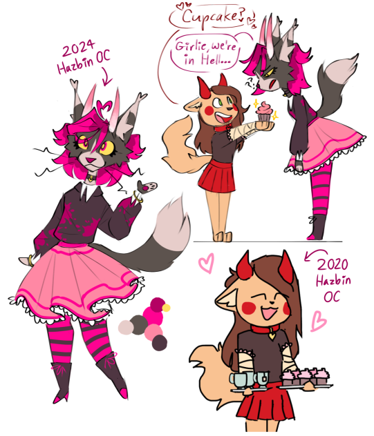 Hazbin oc redesign!