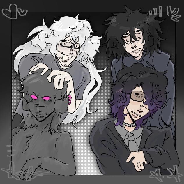 Four of my OCs⭐️