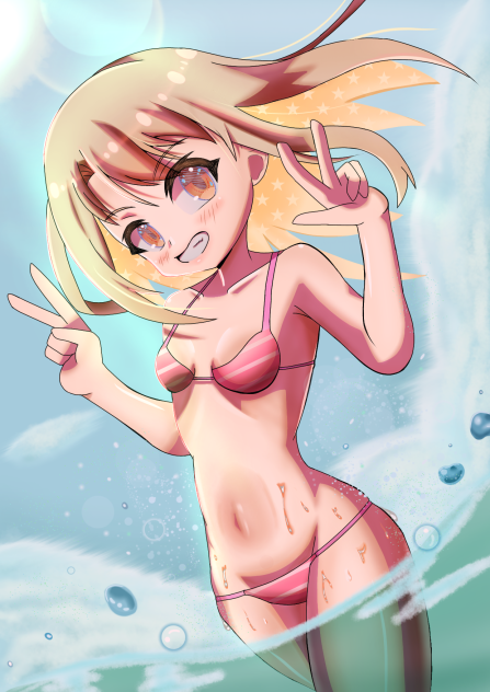 illya striped bikini 2022